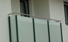 balkongelnder mit galsfllung